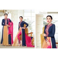 73010 NAVY BLUE AND PINK KARISHMA KAPOOR ELEZITA SUIT